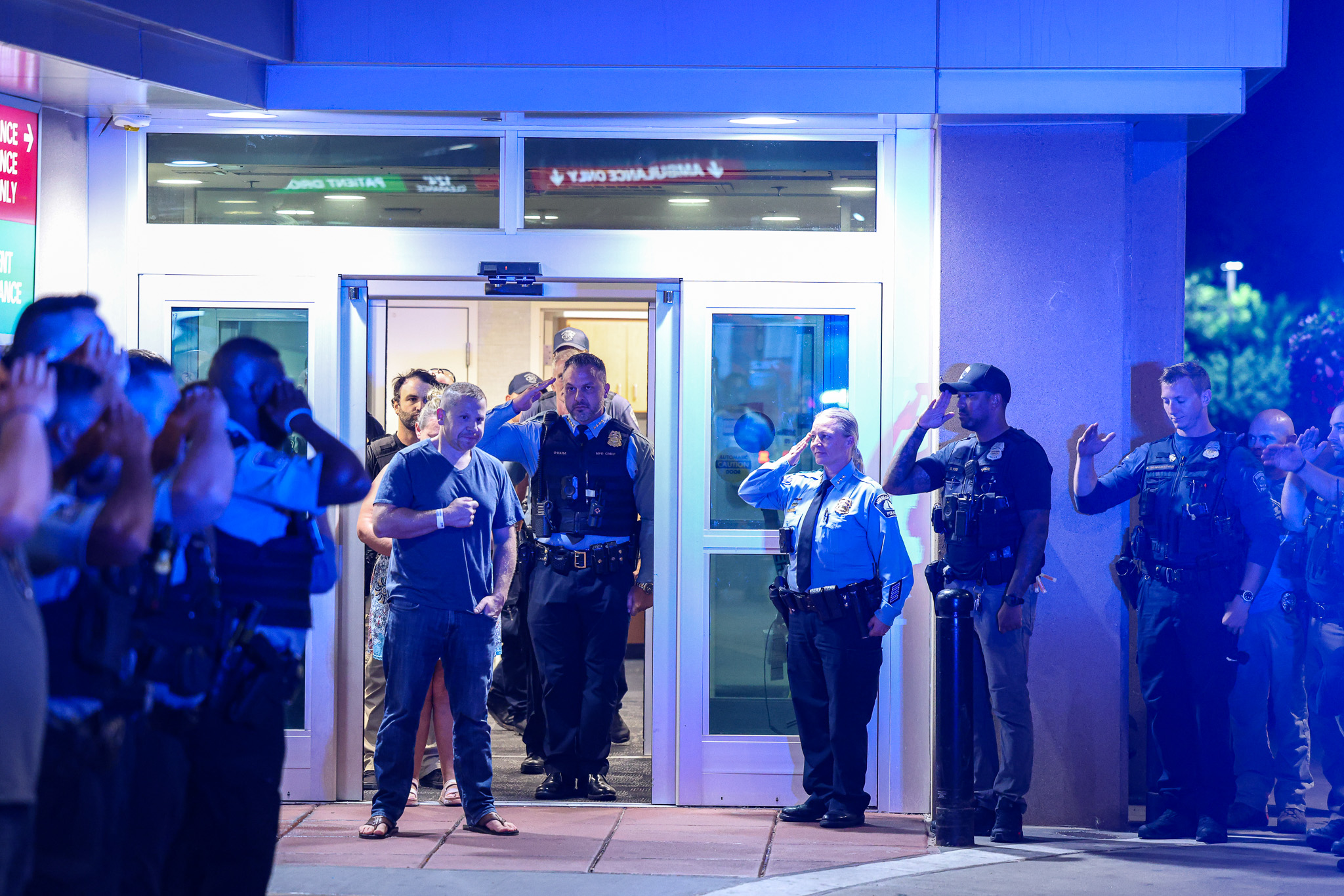 Minneapolis police chief says officer shot in ambush Friday night ...